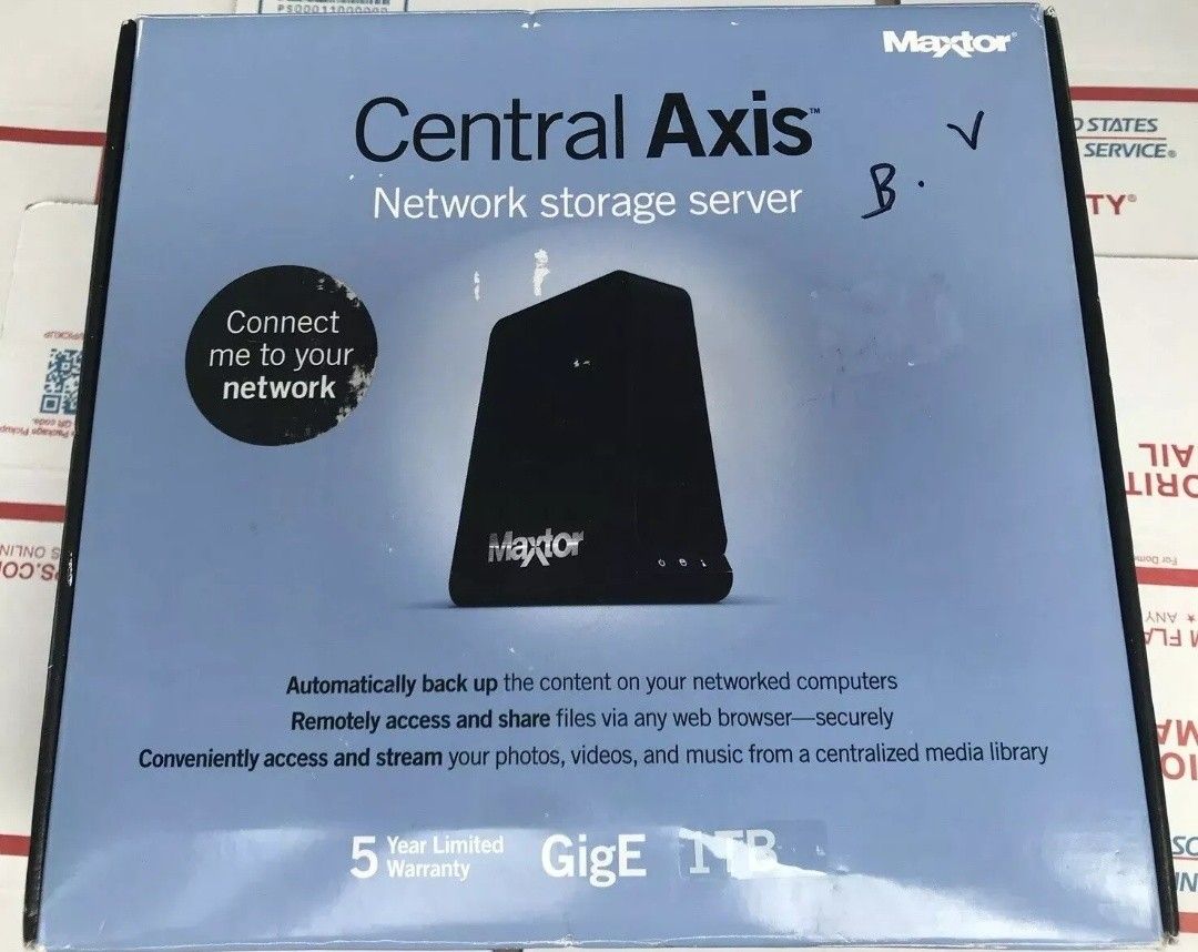 Seagate Maxtor Central Axis 1 TB Network Storage Server