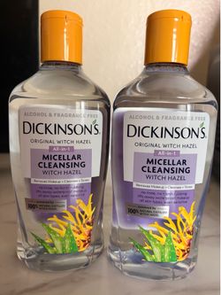 Dickinsons micellar cleansers
