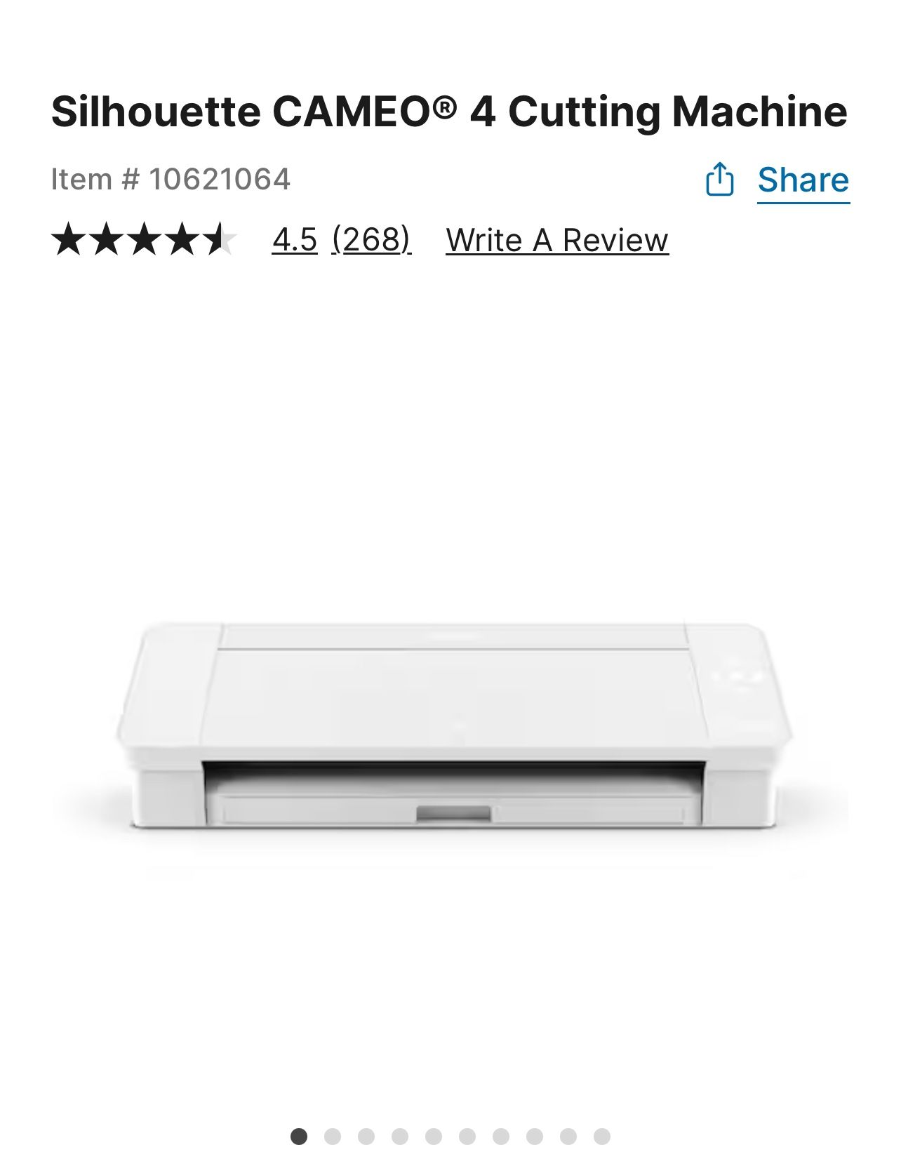 Silhouette White Cameo 4