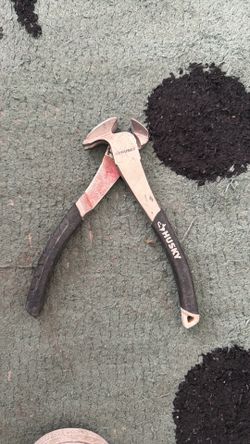 Husky 7 in. End-Nipper Cutting Pliers with Hammer