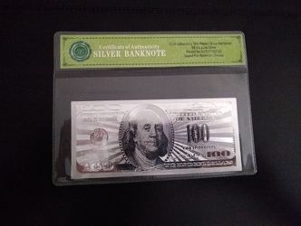 Silver Banknote Collectible