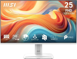 MSI PRO MP251W E14A 24.5-inch IPS 1920 x 1080 (FHD) Computer Monitor, 144Hz