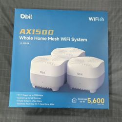 DBIT AX1500 WiFi 6 Mesh Wi-Fi System Cobertura de 5,600 pies cuadrados y 120 dispositivos