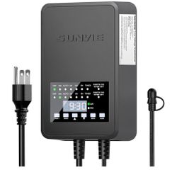 SUNVIE 300W Low Voltage Landscape Transformer with 2 Independent Control Output Landscape