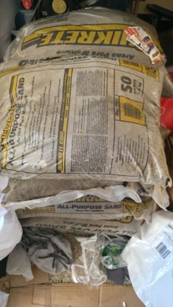 14 bags of Quikrete all purpose sand