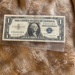1957 Silver Certificate 1dollar Bill