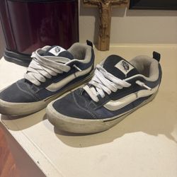 VANS Knu Skool Shoes- Navy, 9 Mens 