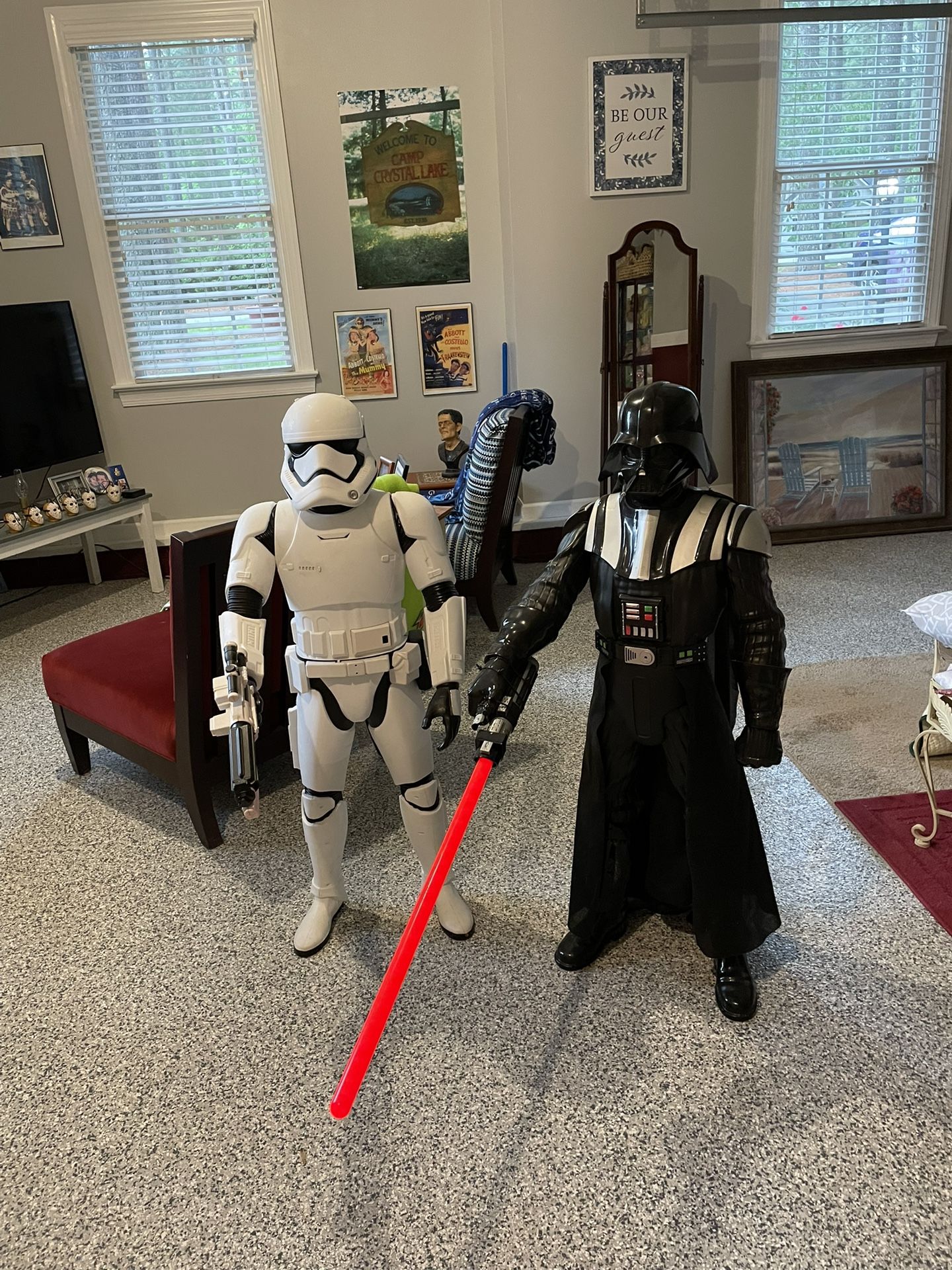 Storm Trooper & Darth Vader 4ft
