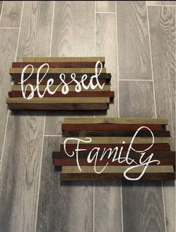 Wall sign hand made