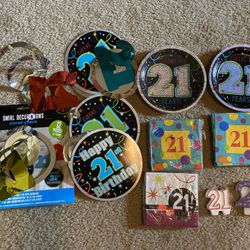 21st Birthday Party Supplies