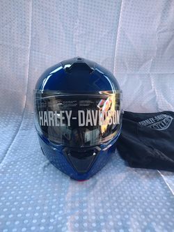 Harley Davidson Modular Helmet new size XL Blue