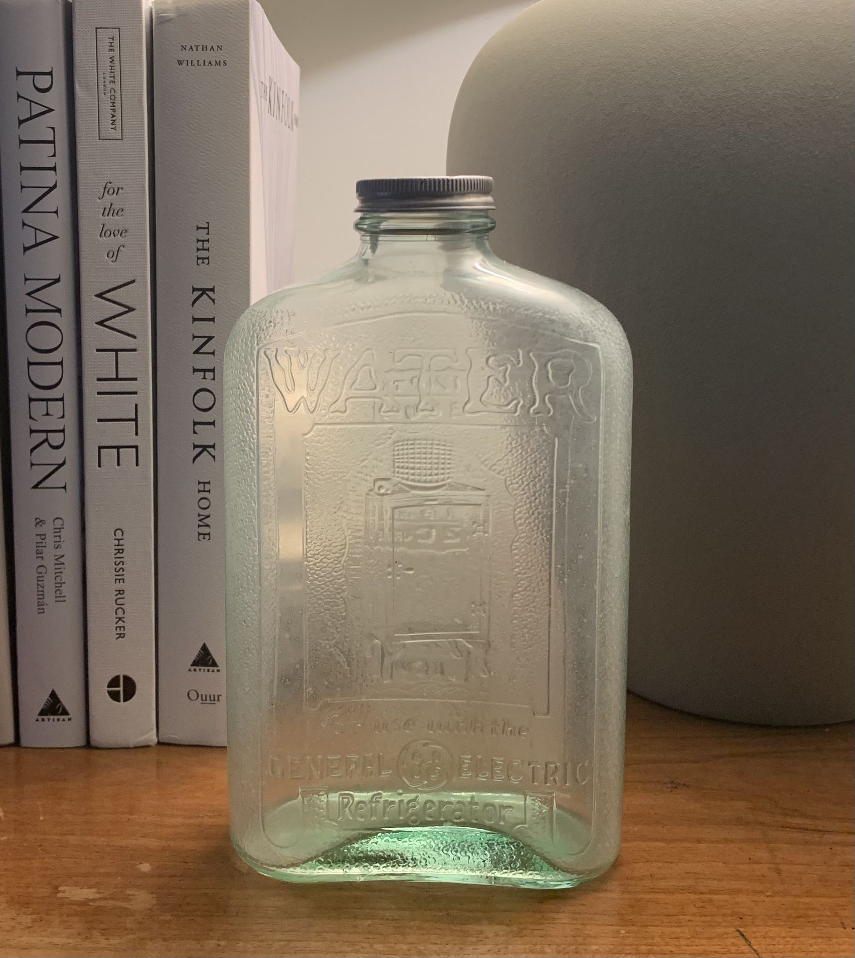 GE Refrigerator Water Bottle Circa 1920’s