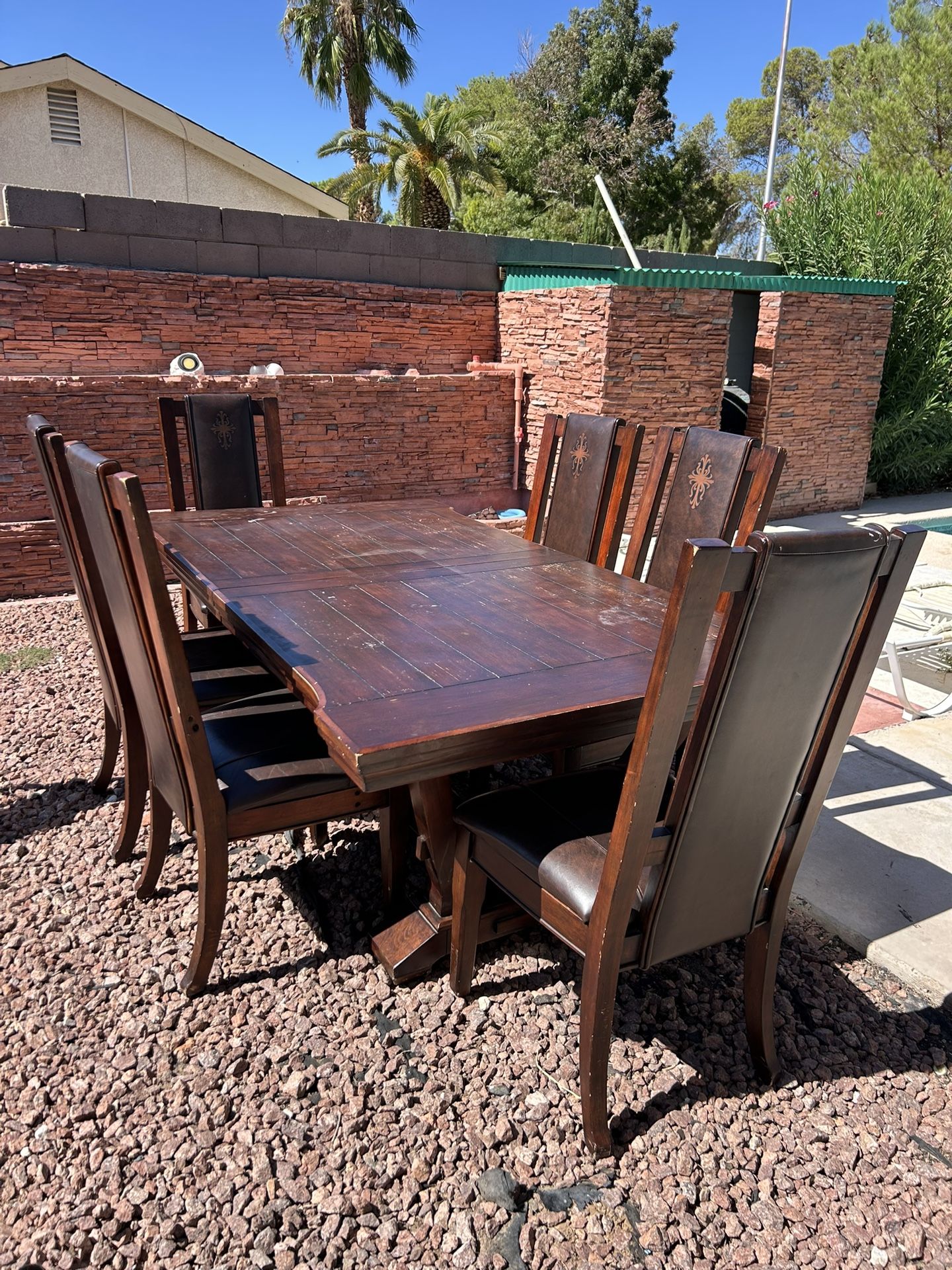 6 Chairs Dining Table