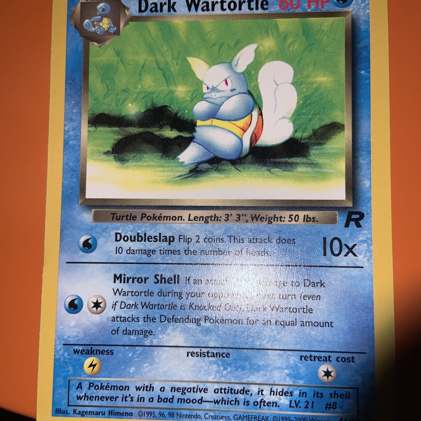Dark Wartortle - 46/82 1st Ed Team Rocket WotC card Raw Grade Pokemon 2000 for Sale in Pompano Beach, FL - OfferUp Dark Wartortle - 46/82 1st Ed Team Rocket WotC card Raw Grade Pokemon 2000 for Sale in Pompano Beach, FL - OfferUp