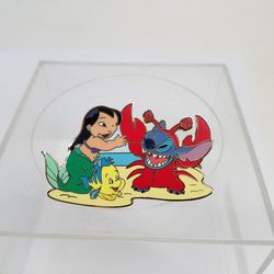 Disney's Lilo And Stitch As The Little Mermaid Limited Edition Enamel Pin (Read Description) 