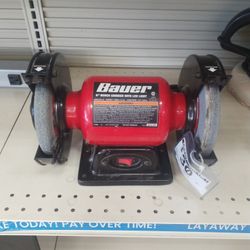 Bauer 6" Bench Grinder With Light