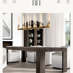 Machinto Dining Table By RH Modern ( Restoration Hardware)