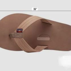 Giant 36" Rainbow Real Sandal Shoe Store Display Leather Pop Art