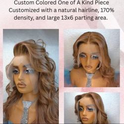 ✨18 Inch Deep Caramel Dimensional Lace Wig With Large Parting Area ✨