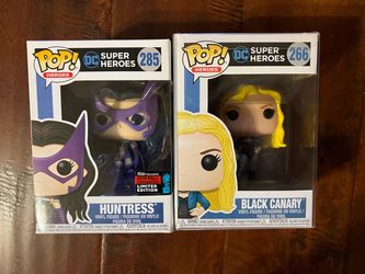 Funko Pop! DC Super Heroes — Huntress #285 & Black Canary #266