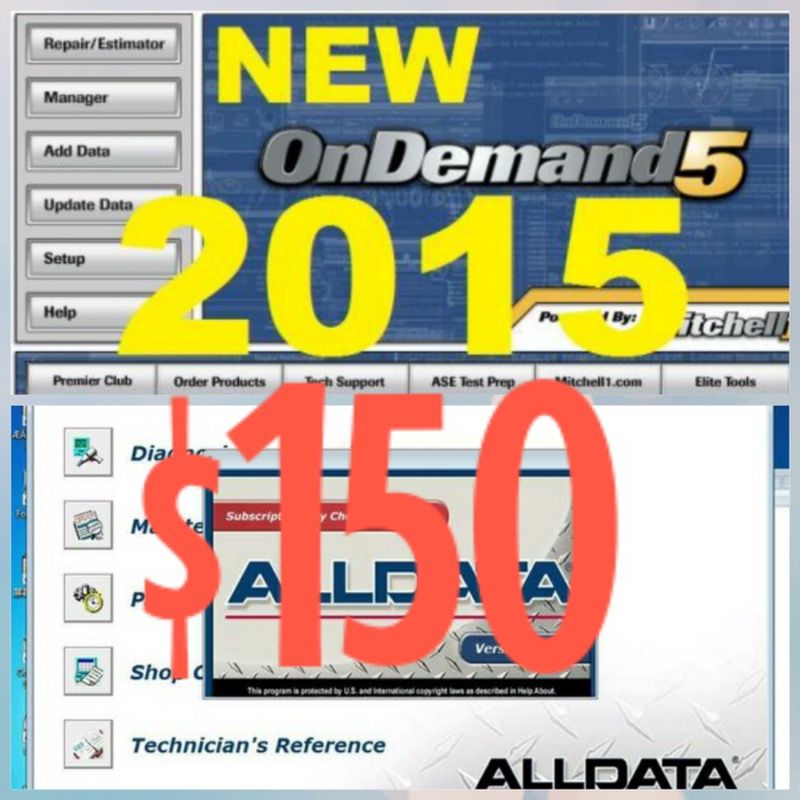 MITCHELL AND ALL DATA BOTH ARE $150