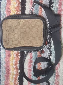 Coach Stanton Crossbody In Signature Jacquard  CH097