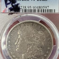 Rare 1895 S MORGAN SILVER DOLLAR VF