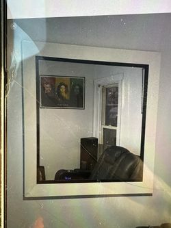 Large White Wall Mirror