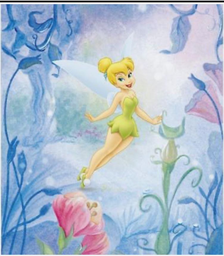 Disney Faires Tinkerbell Peel And Stick Mini Mural We