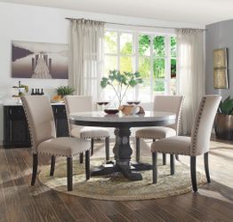 4 Parsons dining chairs