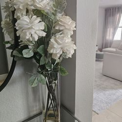 Tall Faux Floral Arrangement 