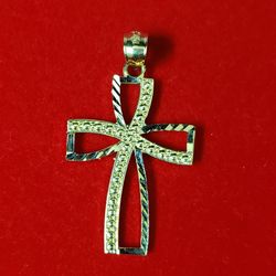 10kt Gold Cross Pendant