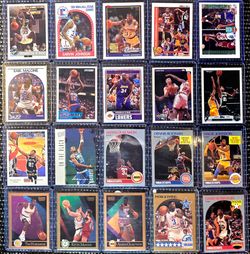 Lot of 1990s NBA Basketball Trading Cards