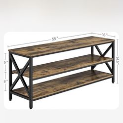 Rustic Industrial Tv stand - Console Table
