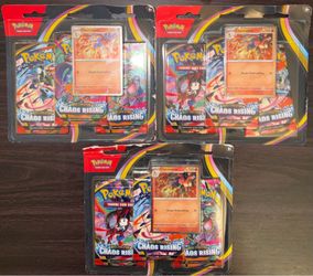 Pokemon Mega Evolution Chaos Rising 3 Pack  Blister Charmeleon Promo