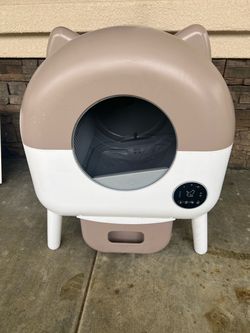 Cat litter box motor not running but can rotate manually
