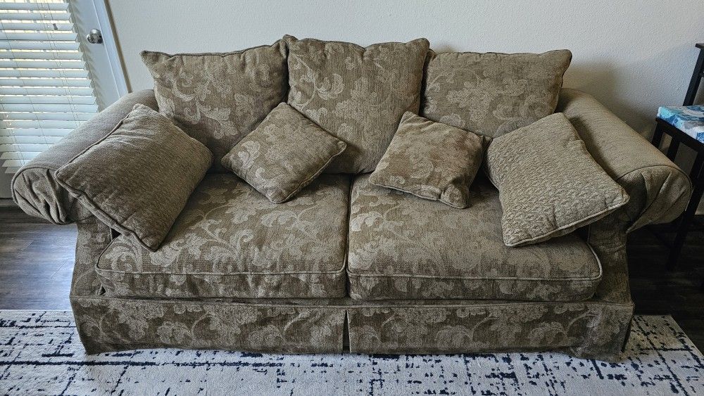 Couch + Loveseat + Cushions