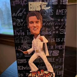 RARE Head Painted Elvis Presley Bobblehead Figure Neca Head Knockers Headnocker 