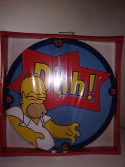 Simpsons clock