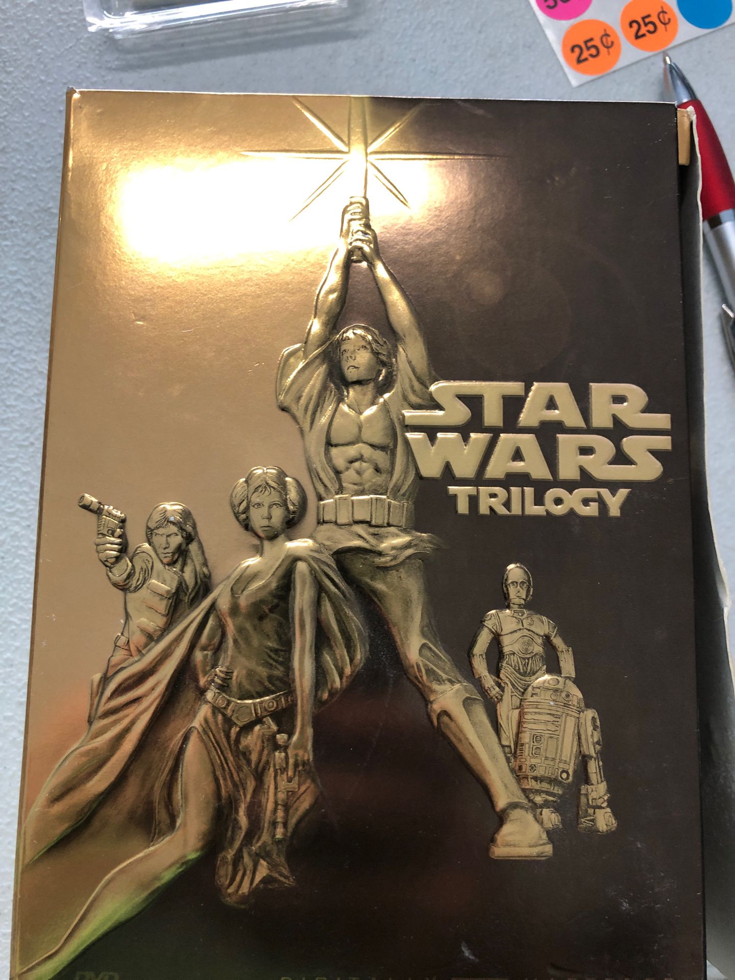 Star Wars 3 movie dvd box set 4/5/6