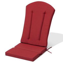 41 in. x 20 in. Deep Seating Outdoor Adirondack Chair Cushion in Red