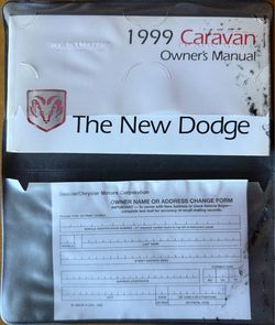 Dodge caravan service manual