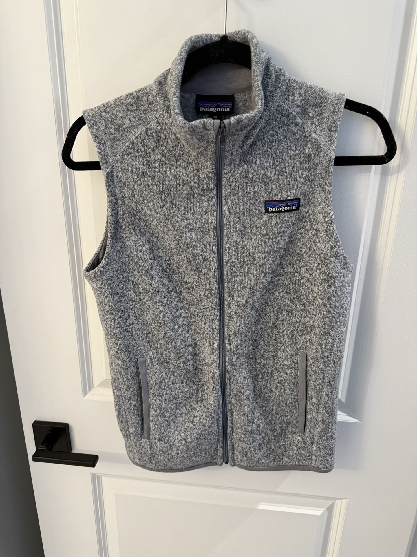 Patagonia Heather Gray Fleece Vest