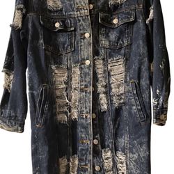 Women’s distress jean jackets