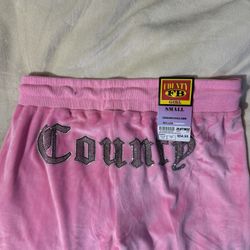 County FB Velour Pants