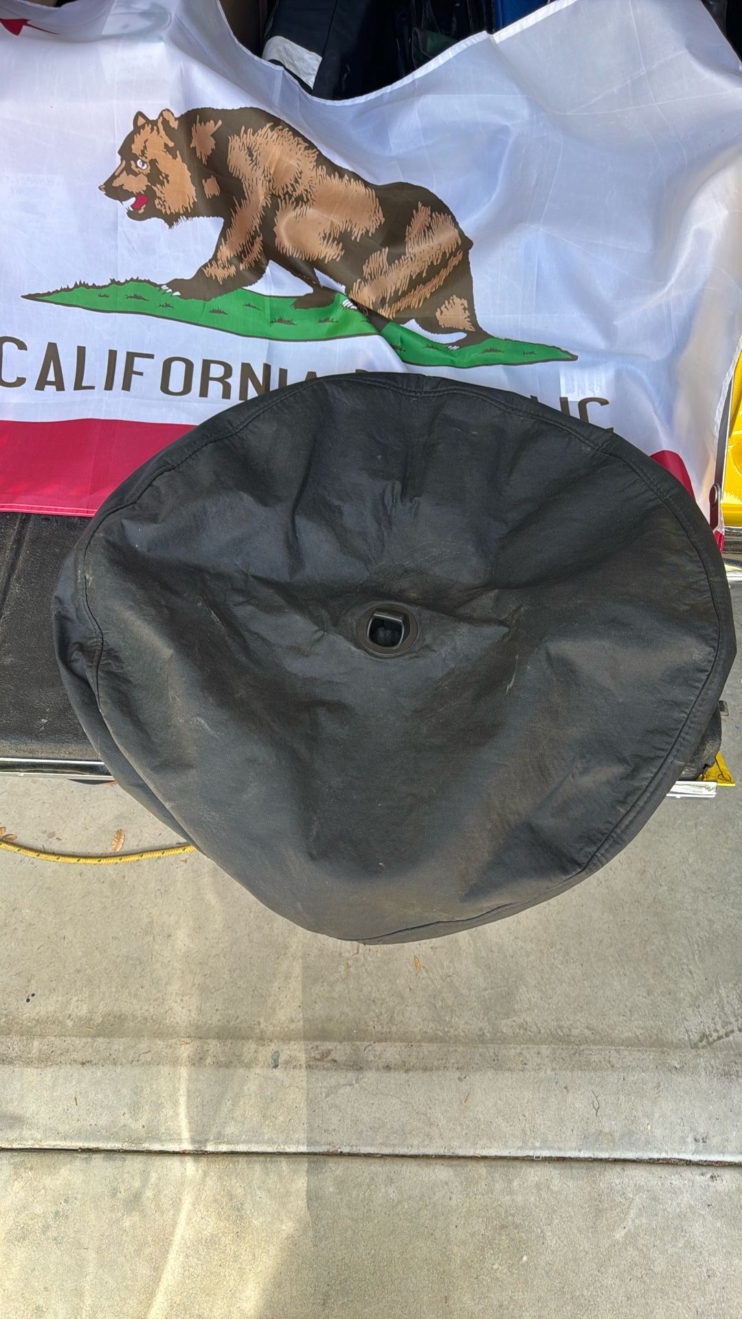 2020 Jeep Wrangler Spare Tire Cover (stock)