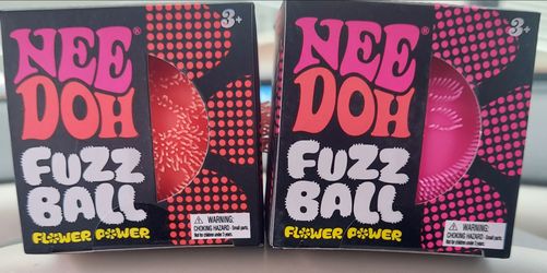 Authentic needoh fuzz ball orange and pink available $15 each