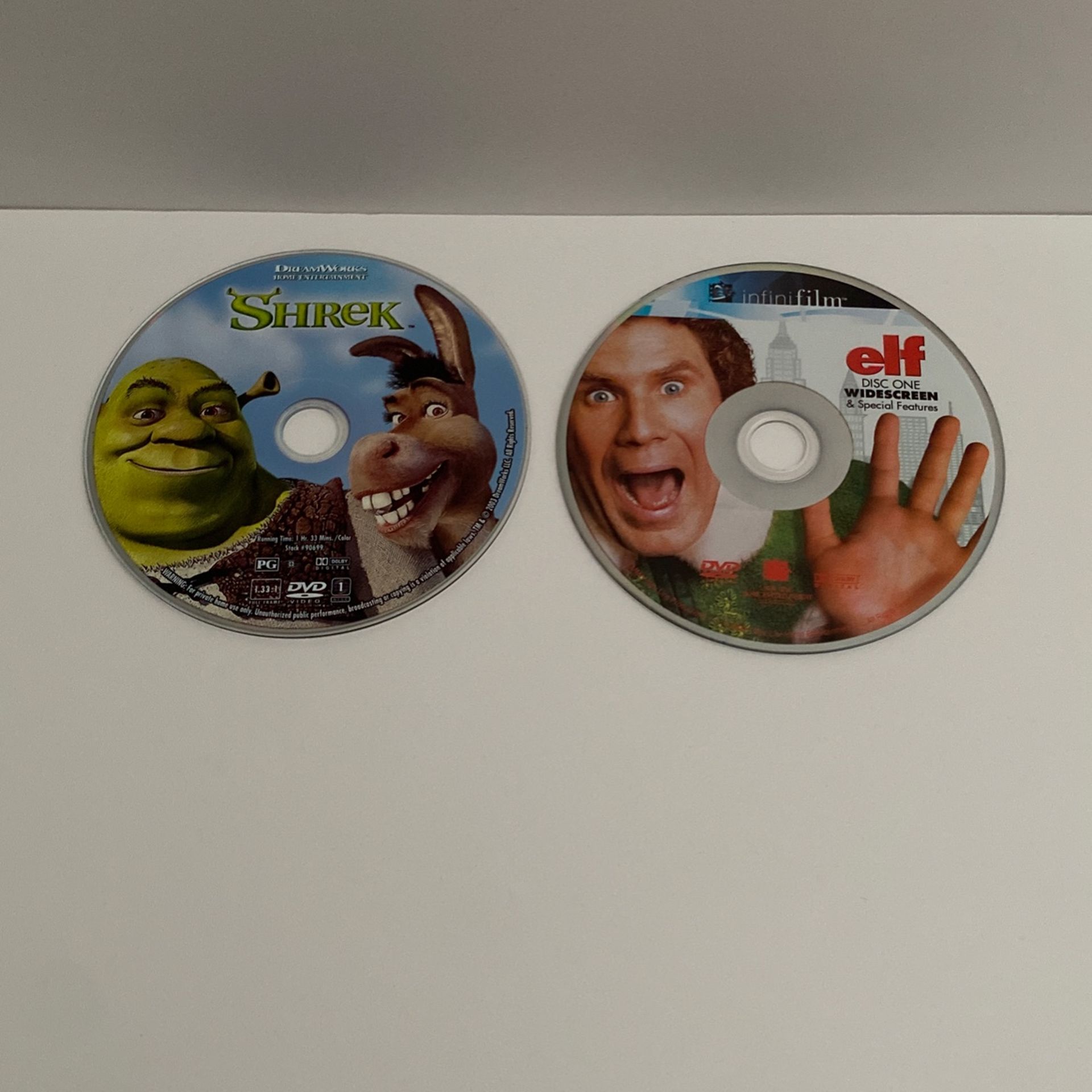 Shrek & Elf Disc/CD Movie