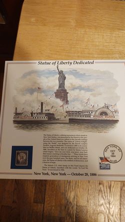 Statue of Liberty Dedicated Stamp