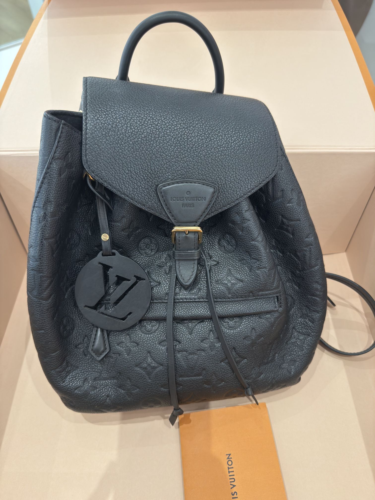 Louis Vuitton Empreinte Montsouris PM Black Backpack